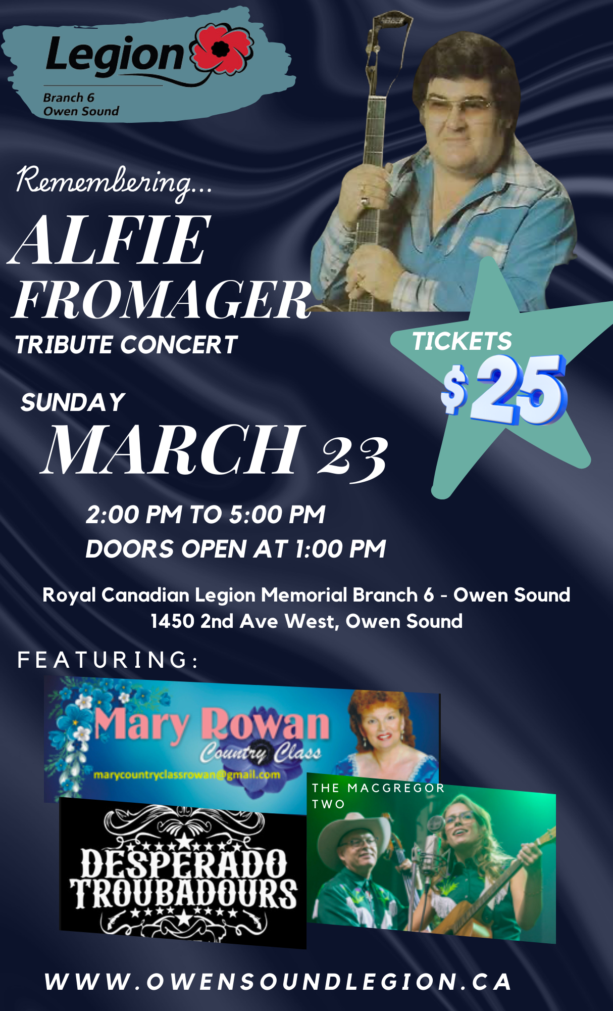 Event image Remembering Alfie Fromager Tribute